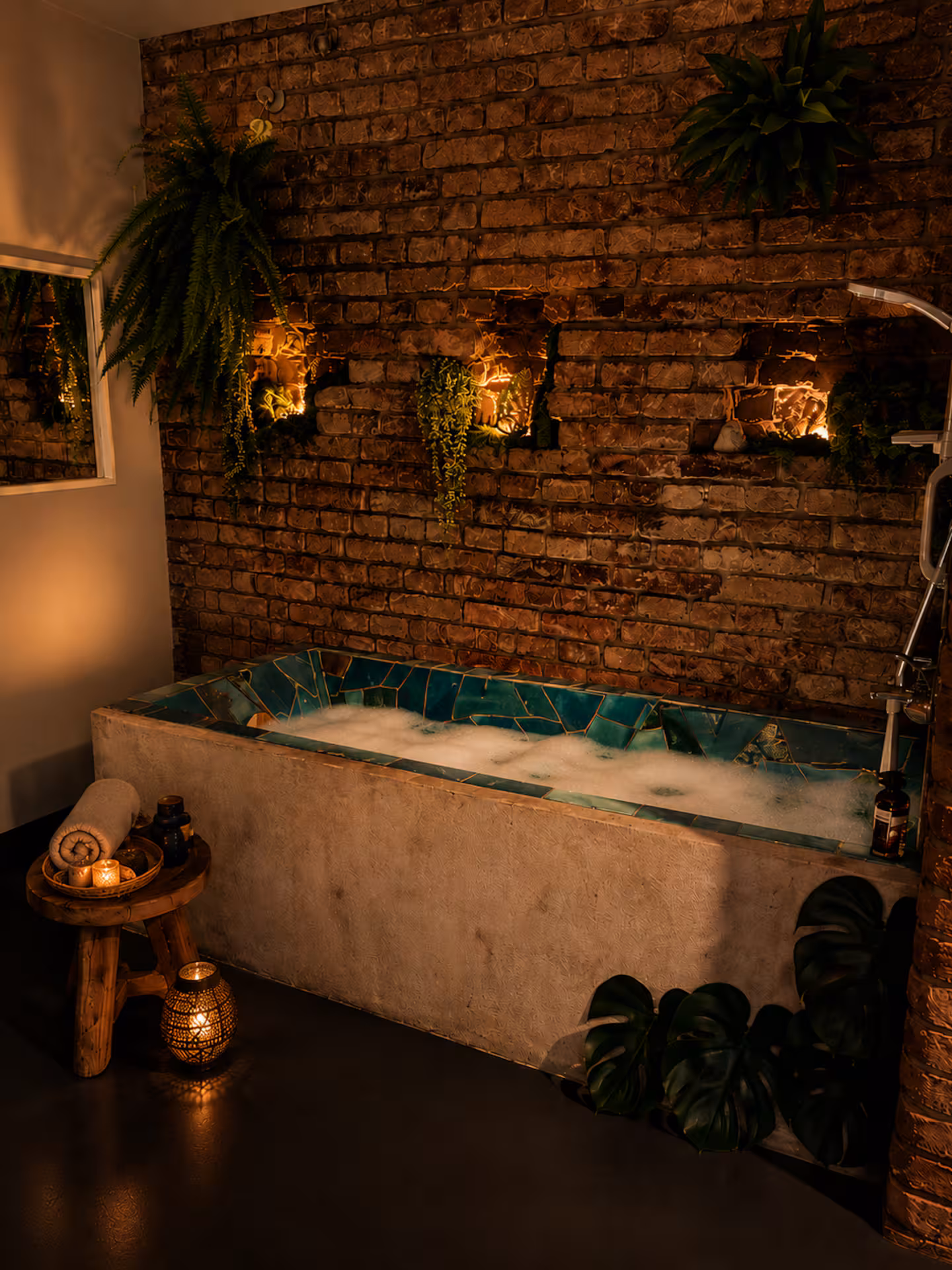Bathtub used for aromatherapeutic spa baths